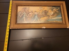 Antique 1920’s Chromolithograph L’Aurora by Guido Reni Original Classic Frame