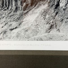 DAVID H GIBSON Photography Signed LEDGE AT INDIAN STEPS, KLONDIKE RANCH, TEXAS