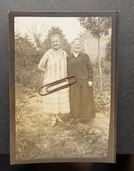 Photo Portrait Woman Lady Grandma Birkenwerder 1926 Garden View Described Model