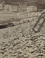Photo Albumin England View Westward Ho Devon Building House Picture Old Northam