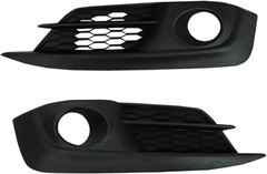Complete Front Bumper with Fog Lights Set Replacement for 2016 2017 2018 Honda C