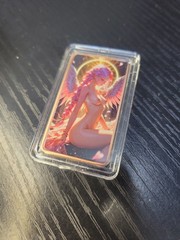 Colorized 1 OZ 999 Pure Copper Bar Beautiful Woman Sexy Naughty Baddie