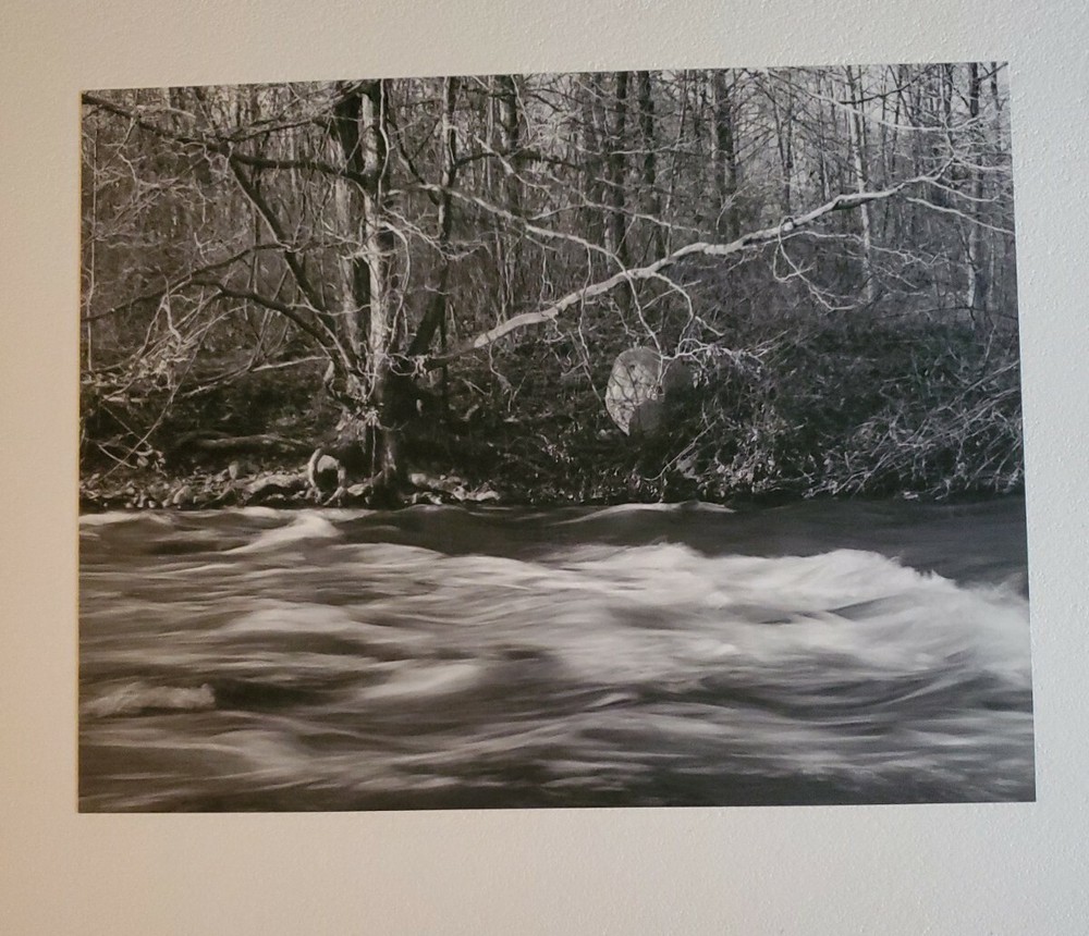 SOFT WATERS LARGE ORIGINAL SIGNED ART PHOTO B&W STETTNER VTG MATTE NJ CAMERA