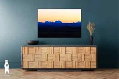 Southwestern Minimalist Landscape Photography – Valley of the Gods Utah at Dusk