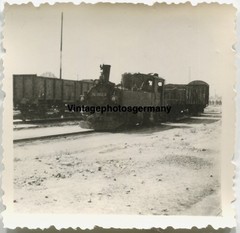 Z6407 Photo 1950s GDR Reichsbahn Locomotive Railway Steam Locomotive Train