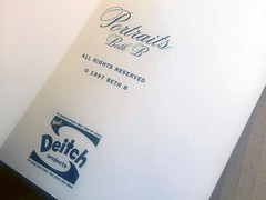 PORTRAITS by Beth B (Author) 1997 DEITCH PROJECTS.