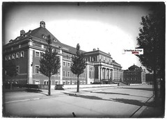 Glass Photo Positive Black & White 13×18 cm Mulhouse Municipal Baths