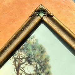 FREDERICK W. MARTIN Hand-Tinted Hand-Color Photo Torrey Pines 8.75″ x 4.75″ VGC
