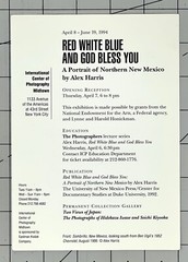 Alex Harris (b. 1949) Art Announcement Card 1994 – New Mexico Photography