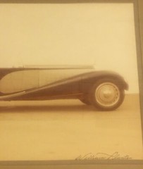 Luxury Automobile FRAme Art Print Signed William Plante/ No Frame