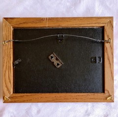 Lot4 Framed Black & White Flower Photos Tulip Rose Bleeding Heart Columbine 6×8″