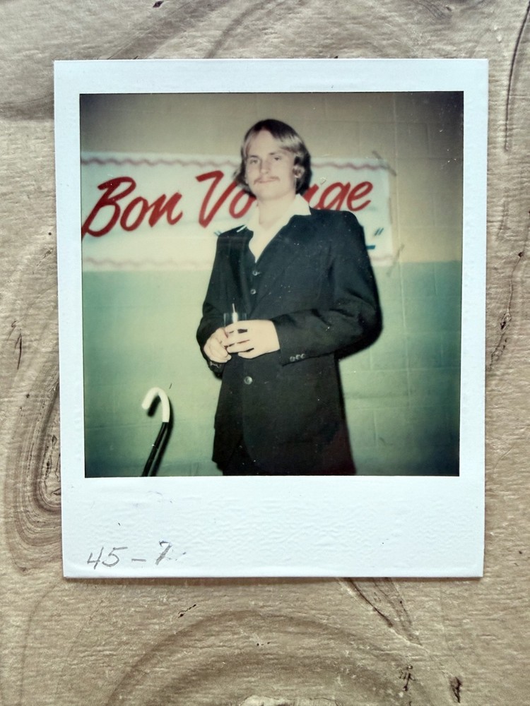 BON VOYAGE COLOR POLAROID 3 1/2″ X 4 1/4″