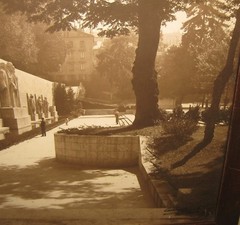Original Antique CHARNAUX Freres REFORMATION WALL Geneva Switzerland PHOTOGRAPH
