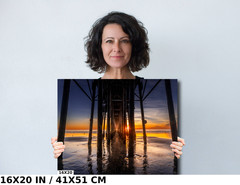 Oceanside Pier Sunset Photography: California Seascape Wall Art