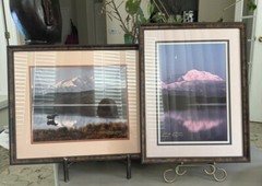 JOHNNY JOHNSON LIMITED EDITION PHOTOGRAPH PRINT MCKINLEY DAWN ALASKA 1993 Signed
