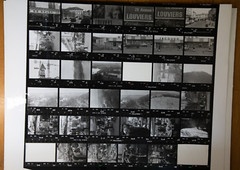 Photo Print Large Contact Sheet 1980 Various Views Normandy 40X50cm