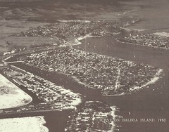 NEWPORT BEACH Scene on Balboa Island 1950 VINTAGE Photo Print 1486 11″ x 14″