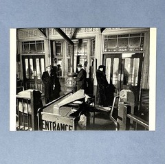 El Station Interior NYC 1936 Art Print Card Photo By Berenice Abbott 4”x6”
