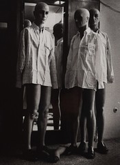 Mannequins, Black and White Photography, Ukrainian artist Zyubritsky