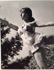 Vintage Original Pinup Photograph Elegant Young Pretty Lady Poses In Swimsuit