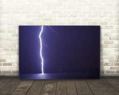 Lightning photography print storm wall art picture stormy night sky photo decor