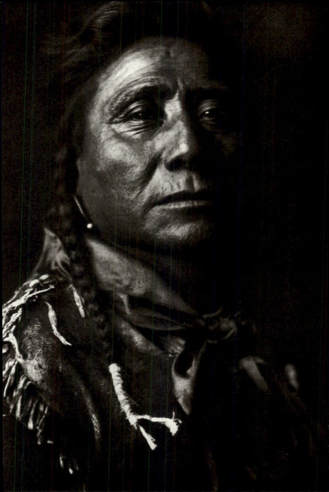 1972 Original Edward Curtis Apsaroke Indian Coups Well Known Art Photo Gravure