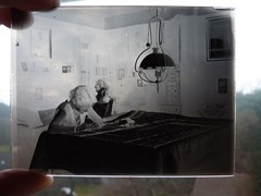 Glass plates negative around 1930 1933 Marburg young man family musicians trio