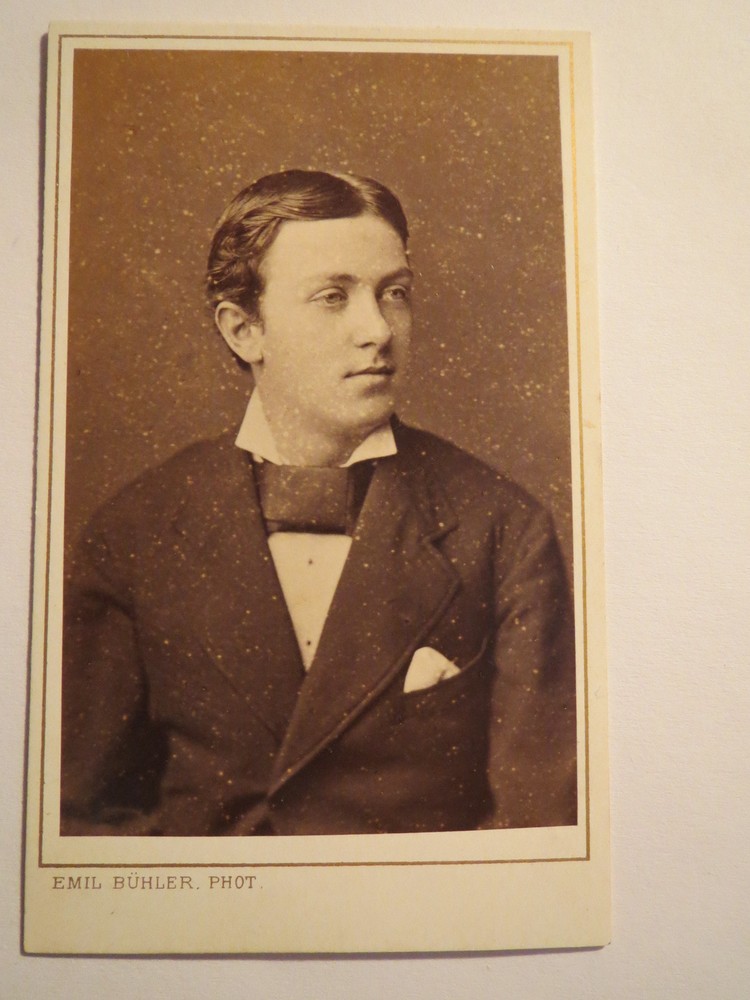 Mannheim – O. Freck as a student in Heidelberg in SS 1877 – CDV / Studentika