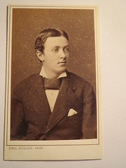 Mannheim – O. Freck as a student in Heidelberg in SS 1877 – CDV / Studentika