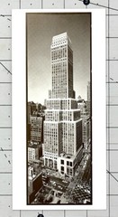 Horst Hamann (b. 1958) Art Photo Print Card – Nelson Tower NYC New York