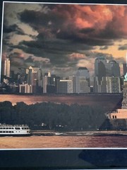 Boris Vyatkin New York City Skyline Statue Of Liberty Framed Photograph Color