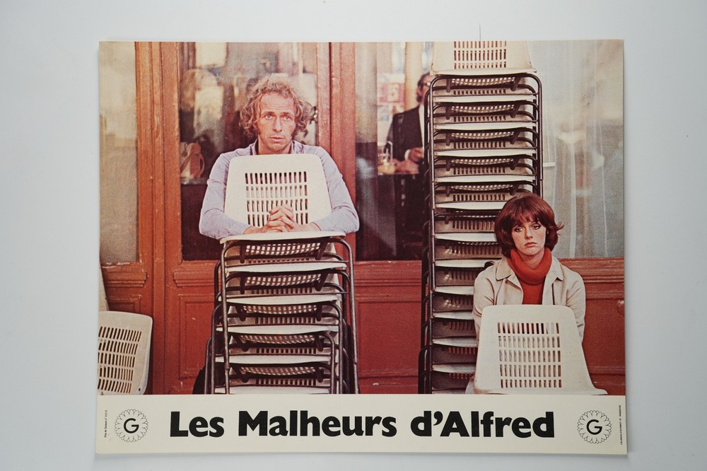 Photo Cinema Lobby Cards The Misfortunes Of Alfred 21X28Cm 1970 Pierre Richard