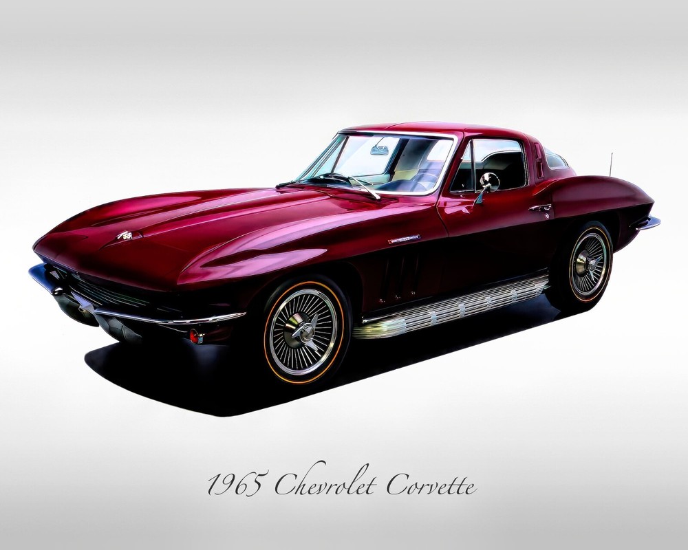 Classic Cars – 1965 Chevrolet Corvette in Milano Maroon – Muscle Car
