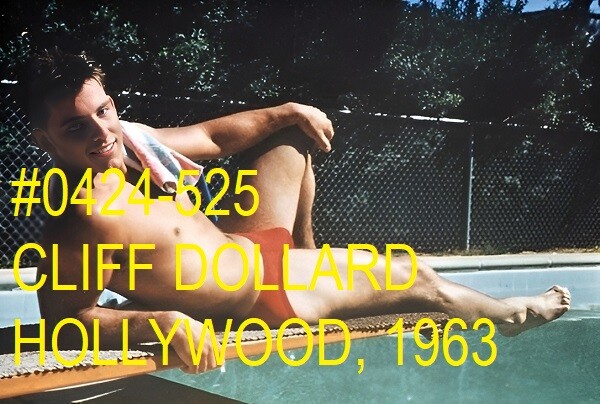 VINTAGE MALE PORTRAIT #0424-525 -cliff dollard 1963 – free shipping in usa