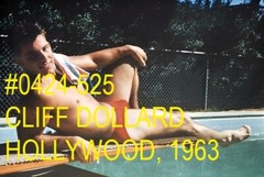 VINTAGE MALE PORTRAIT #0424-525 -cliff dollard 1963 – free shipping in usa
