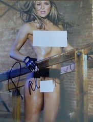 Britney Palmer — UFC Playboy Model Hand Signed 8×10 Autograph COA
