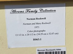 Original Signed Color Photograph Norman Rockwell. Norman And Mary Rockwell. 1973