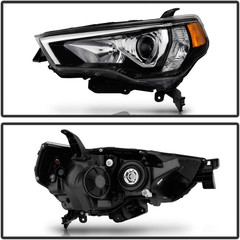 – for 2014-2020 Toyota 4Runner Halogen Chrome Projector Headlights Headlamps Ass