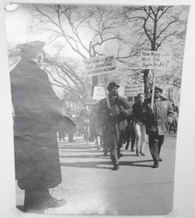 Paul CONKLIN: Civil Rights, Selma Protest DC, 1965 / VINTAGE / STAMPED