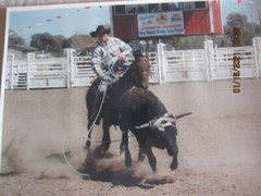 Lot of 8 Modern colored Rodeo Pictures , 8 X 10, at Clayton, NM (2003-2011)