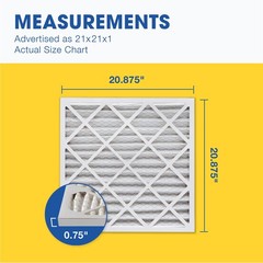 Aerostar Air Filter 21x21x1 MERV 11 AC Filter, HVAC, Furnace Filter, 6 Pack |…