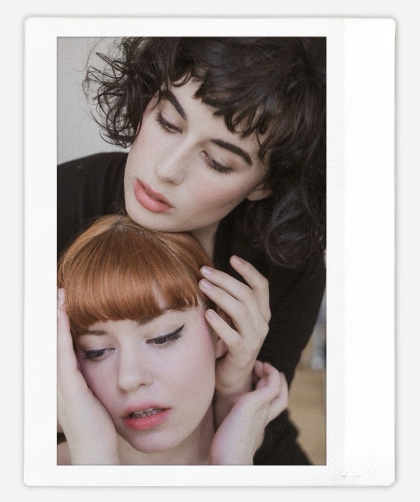 Art pinup models Olive Glass + Sierra McKenzie Instax Wide Instant Film Print