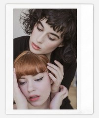 Art pinup models Olive Glass + Sierra McKenzie Instax Wide Instant Film Print
