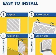 Aerostar Air Filter 21x21x1 MERV 11 AC Filter, HVAC, Furnace Filter, 6 Pack |…