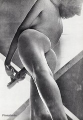 1966 Vintage 16×20 ~ FEMALE NUDE Woman Butt Art Photo Gravure By JOHN RAWLINGS