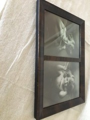 Vintage 1897 M.B. Parkinson’s Cupid Asleep/Cupid Awake in Original Frame Signed
