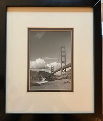 FINE ART BW PHOTOGRAPH PRINT GOLDEN GATE BRIDGE SAN FRANCISCO – circa 1990s