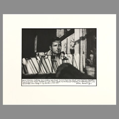 Jack Kerouac, NYC, 1953 – Allen Ginsberg Photograph – Matted Print 16 x 20