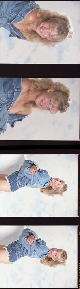 1 roll (19 negatives) color medium format Kodak film VPS sexy pinup