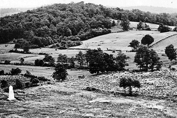 New Civil War Photo: Culp’s Hill from Cemetery Hill Gettysburg Battle – 6 Sizes!
